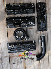 Super Durable Gloss Black Powder Coat