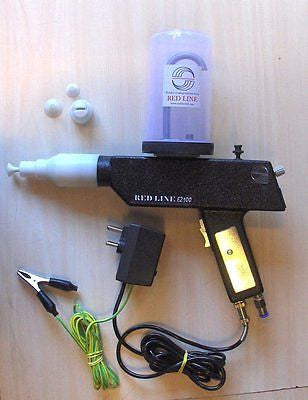 Red Line EZ100 Powder Coating Cup Gun 100kv! - Powder Coating Guns