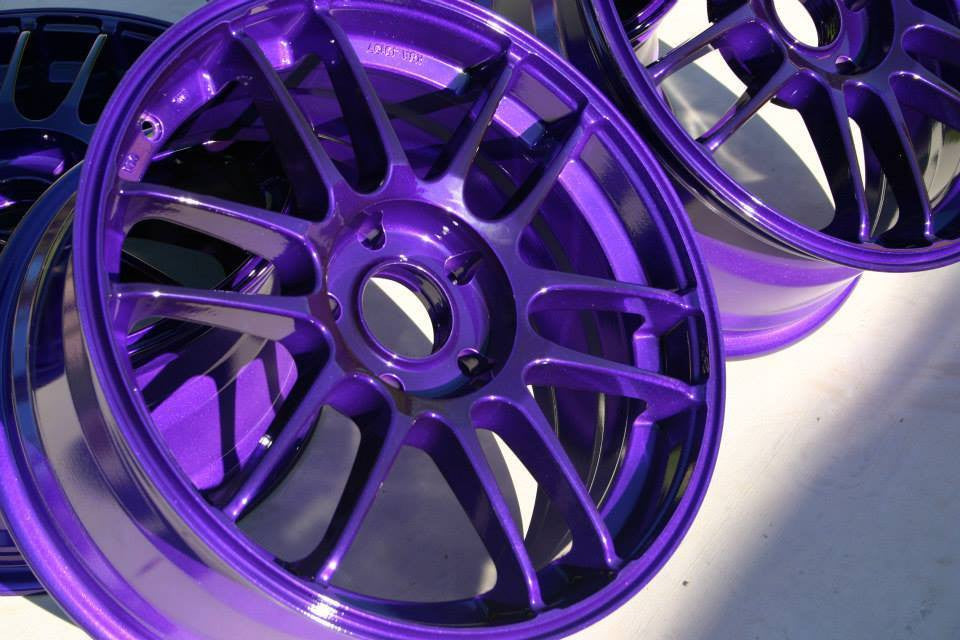 Transparent Candy Purple Powder Coating Paint 1 LB - Powder Coating Paint