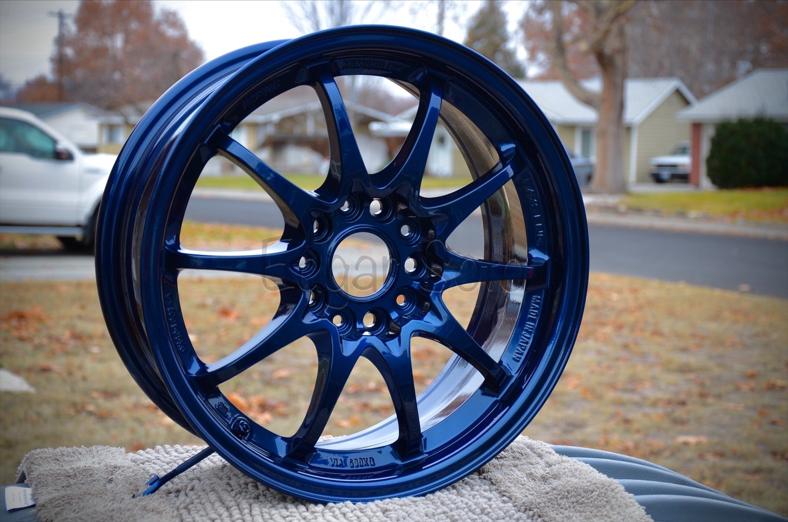 Midnight Blue Metallic Powder Coating Paint 1 LB - Powder Coating Paint