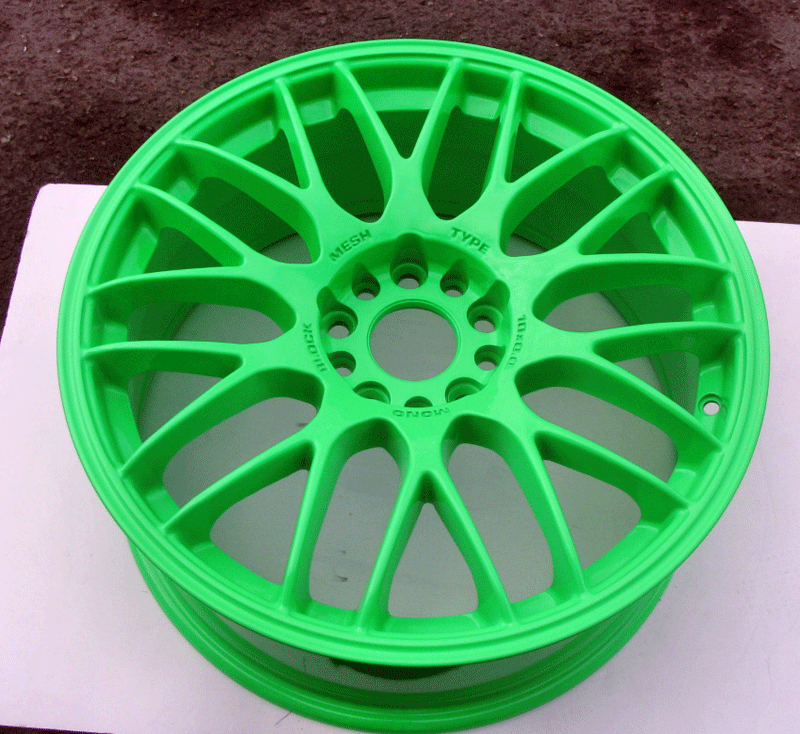 Neon Green Powder Coating Paint 1 LB - Powder Coating Paint