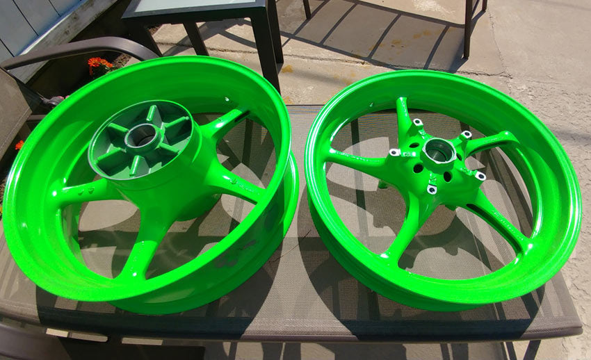 Neon Green Powder Coating Paint 1 LB - Powder Coating Paint