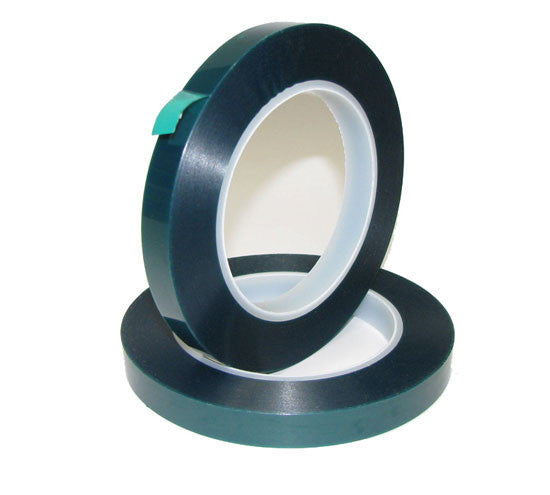 1/2 Inch x 72 yd - High Temperature Polyester Green Masking Tape - High Temp Tapes
