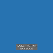 RAL 5015 Sky Blue Powder Coat