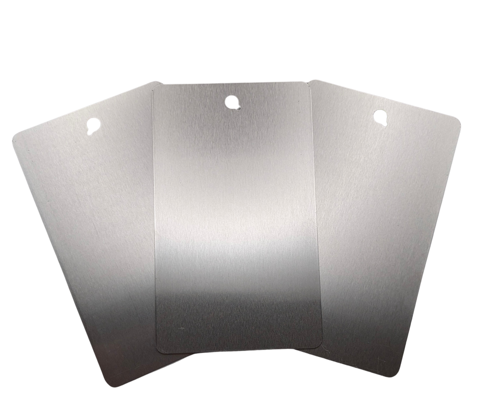 Powder Coating Sample Panels and Bottles