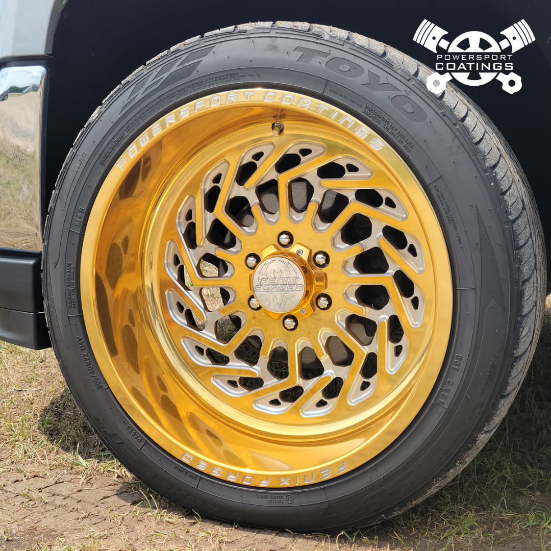 Transparent Candy Gold Powder Coating Paint 1 LB The Powder Coat Store