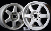 RAL 9010 Pure White Powder Coated rims