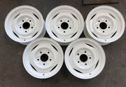 RAL 9010 Pure White Powder Coated Wheels