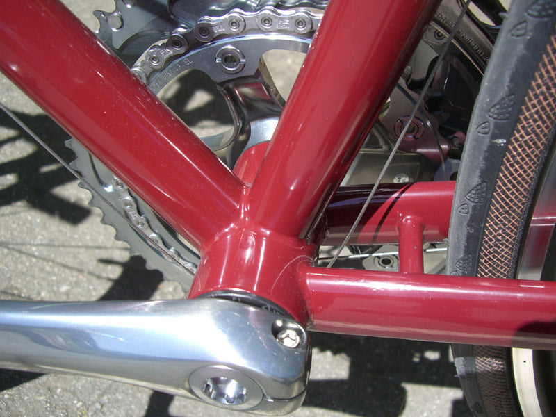 RAL 3004 Powder Coated Bike