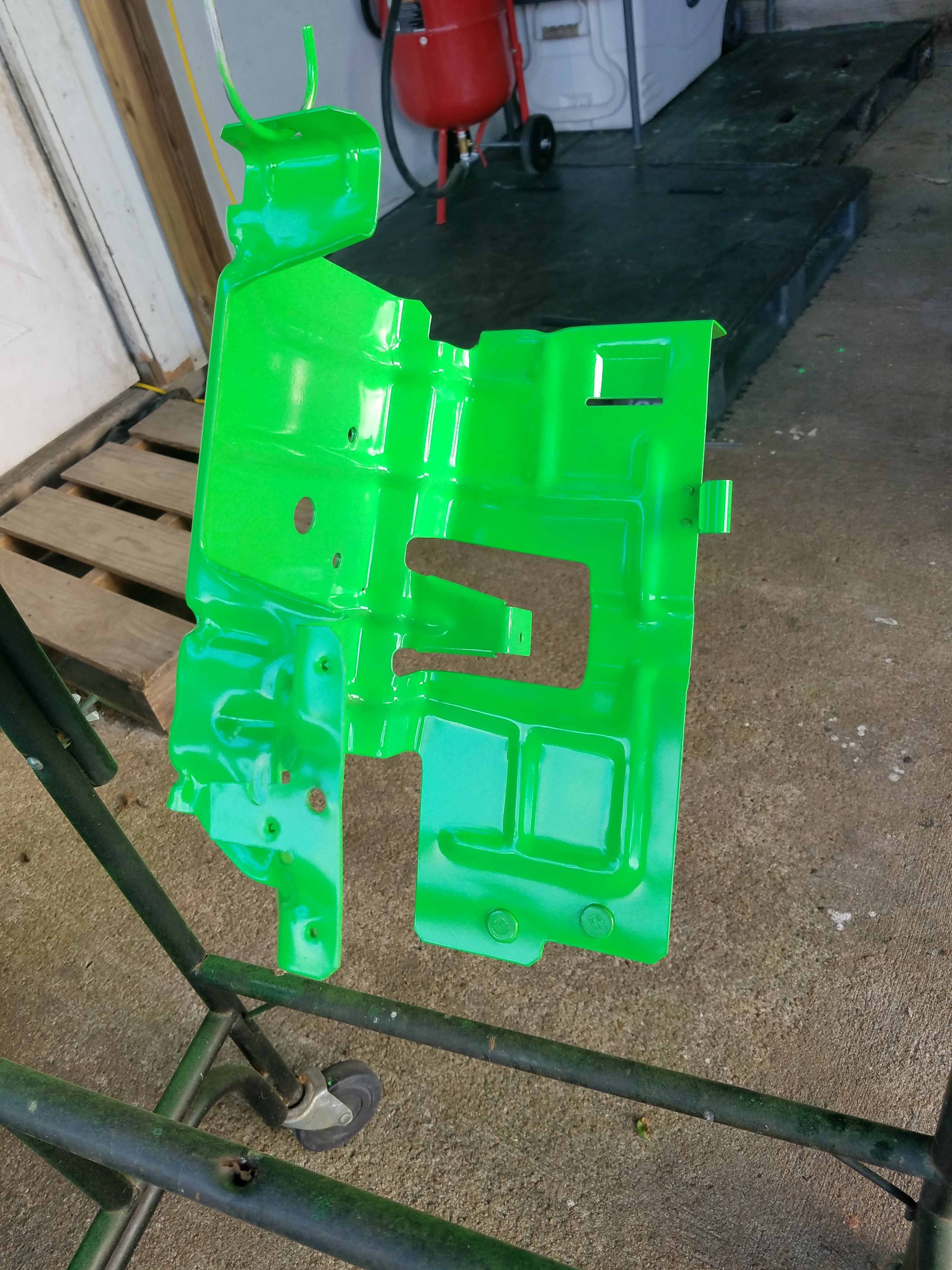 Neon Green Powder Coating Paint 1 LB 