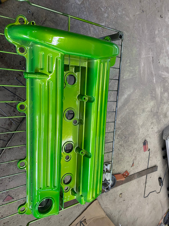 Candy Lime Green Powder Coat