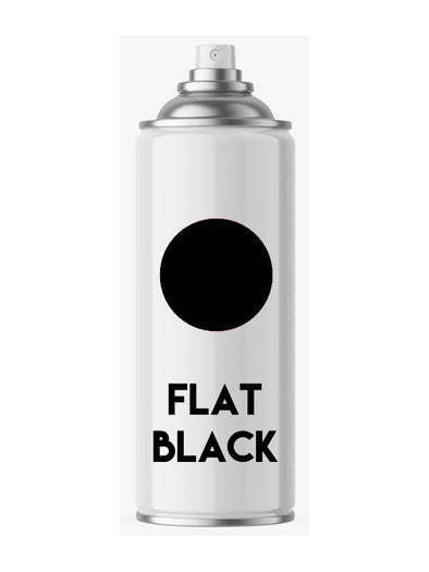 Flat Black Aerosol Spray Paint - Aerosol
