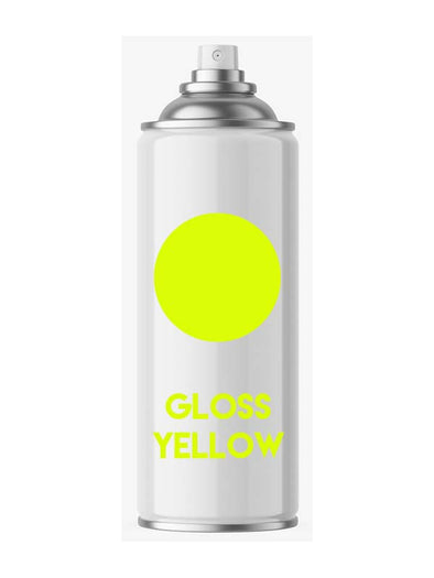 High Gloss Yellow Aerosol Spray Paint - Aerosol