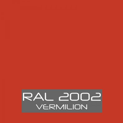 RAL 2002 Vermilion Orange Powder Coating Paint 1 LB - Powder Coating Paint