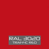 RAL 3020 Traffic Red Powder Coating Paint 1 LB - Powder Coating Paint