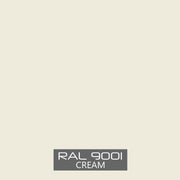 RAL 9001 cream powder coat paint