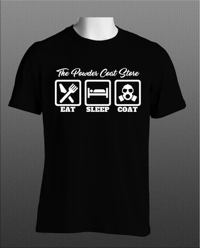 Eat Sleep Powder Coat Short Sleeve T-Shirt