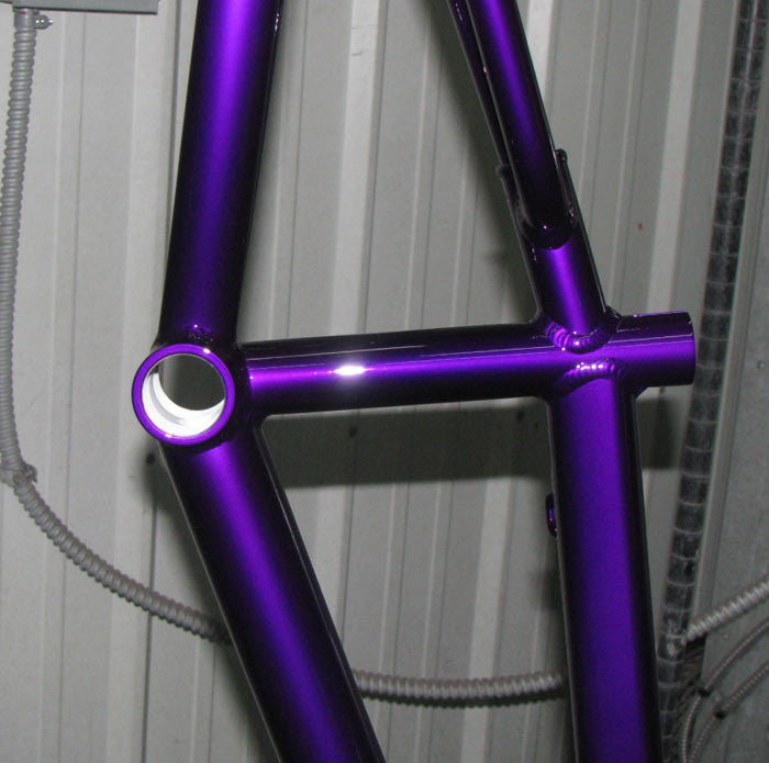 purple bike paint