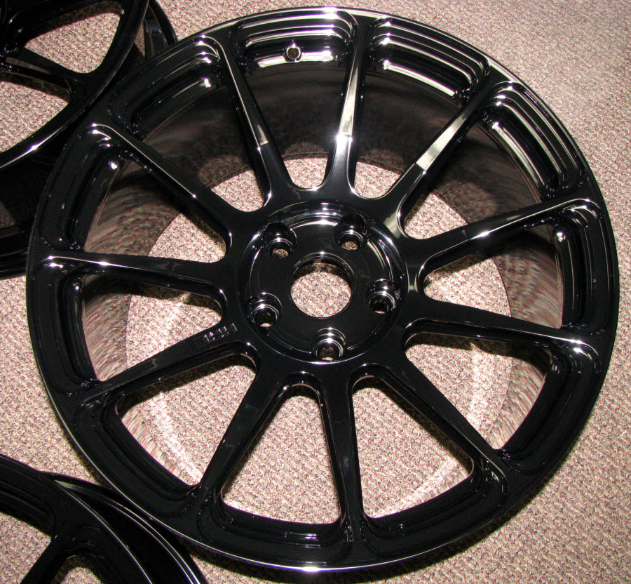 Wet Black Gloss Black Powder Coating Paint
