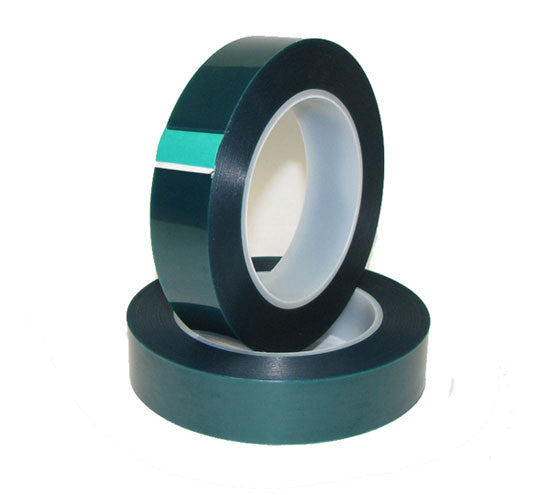 1 Inch x 72 yds - High Temperature Polyester Green Masking Tape - High Temp Tapes