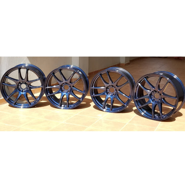 Midnight Blue Metallic Powder Coating Paint 1 LB - Powder Coating Paint