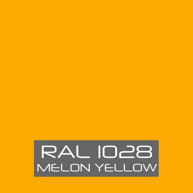 RAL 1028 Melon Yellow Powder Coating Paint 1 LB - Powder Coating Paint