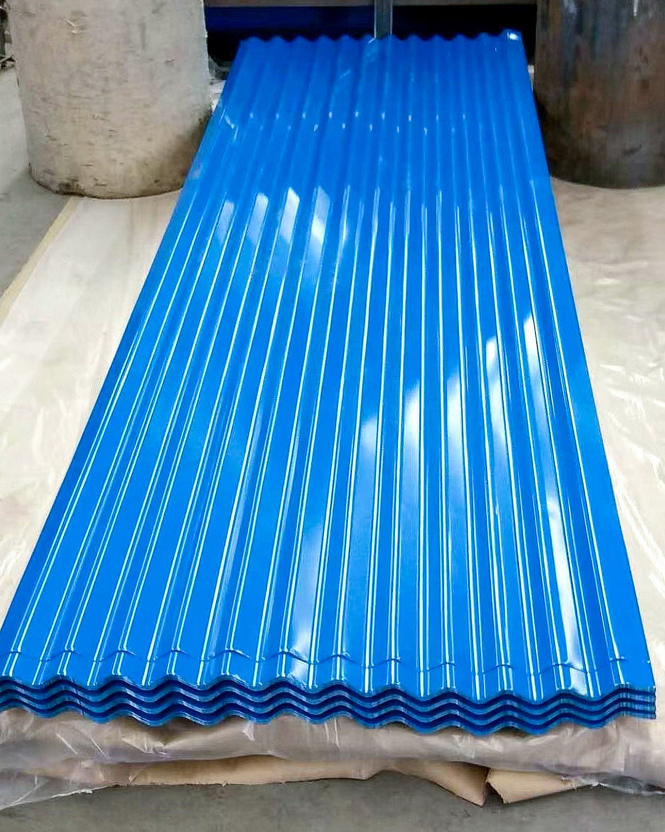 Blue Border chocoNekoβ RAL 5015 Sky Blue Powder Coating Paint