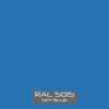 RAL 5015 Sky Blue Powder Coating Paint 1 LB